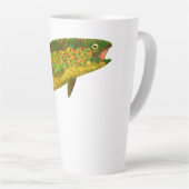 《植物》アスペンリーフレインボートラウト3 カフェラテマグ (右アングル)