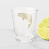 《植物》アスペンリーフレインボートラウト3 ショットグラス (裏面)