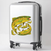 《植物》アスペンリーフレインボートラウト3 シール (スーツケース)