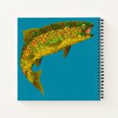 《植物》アスペンリーフレインボートラウト3 ノートブック (裏面)