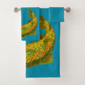 《植物》アスペンリーフレインボートラウト3 バスタオルセット (インサイチュ)