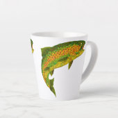 《植物》アスペンリーフレインボートラウト4 カフェラテマグ (右アングル)