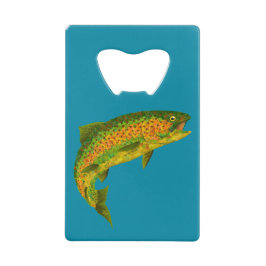 《植物》アスペンリーフレインボートラウト4 クレジットカード栓抜き