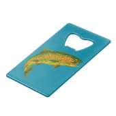 《植物》アスペンリーフレインボートラウト4 クレジットカード栓抜き (正面アングル)