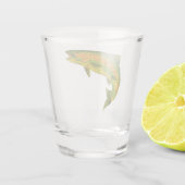 《植物》アスペンリーフレインボートラウト4 ショットグラス (裏面)