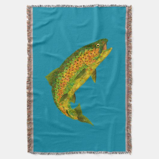 《植物》アスペンリーフレインボートラウト4 スローブランケット (正面縦)