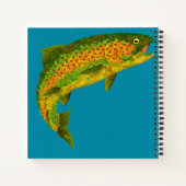 《植物》アスペンリーフレインボートラウト4 ノートブック (裏面)