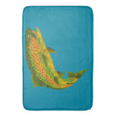 《植物》アスペンリーフレインボートラウト4 バスマット (正面縦)