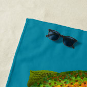 《植物》アスペンリーフレインボートラウト4 ビーチタオル (インサイチュ)