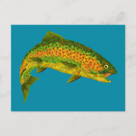 《植物》アスペンリーフレインボートラウト4 ポストカード
