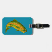 《植物》アスペンリーフレインボートラウト4 ラゲッジタグ (正面横)