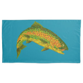 《植物》アスペンリーフレインボートラウト4 枕カバー