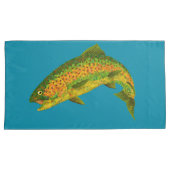 《植物》アスペンリーフレインボートラウト4 枕カバー (正面右)