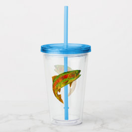 《植物》アスペンリーフレインボートラウト5 アクリルタンブラー