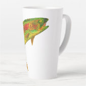 《植物》アスペンリーフレインボートラウト5 カフェラテマグ (右アングル)