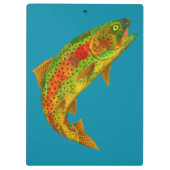 《植物》アスペンリーフレインボートラウト5 クリップボード (裏面)