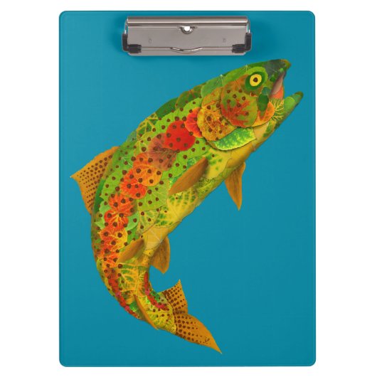 《植物》アスペンリーフレインボートラウト5 クリップボード (正面)