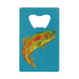 《植物》アスペンリーフレインボートラウト5 クレジットカード栓抜き