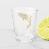 《植物》アスペンリーフレインボートラウト5 ショットグラス (裏面)