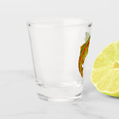 《植物》アスペンリーフレインボートラウト5 ショットグラス (左)