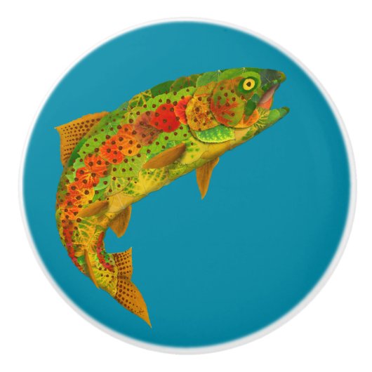 《植物》アスペンリーフレインボートラウト5 セラミックノブ (正面)