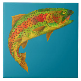 《植物》アスペンリーフレインボートラウト5 タイル