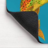 《植物》アスペンリーフレインボートラウト5 マウスパッド (コーナー)