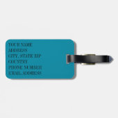 《植物》アスペンリーフレインボートラウト5 ラゲッジタグ (裏面横)