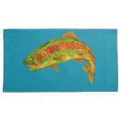 《植物》アスペンリーフレインボートラウト5 枕カバー (正面右)