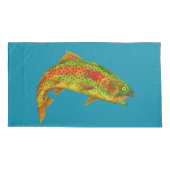 《植物》アスペンリーフレインボートラウト5 枕カバー (裏面-左)