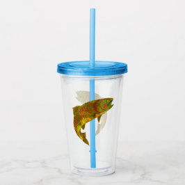 《植物》アスペンリーフレインボートラウト6 アクリルタンブラー