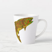 《植物》アスペンリーフレインボートラウト6 カフェラテマグ (右)