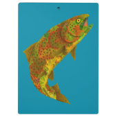 《植物》アスペンリーフレインボートラウト6 クリップボード (裏面)