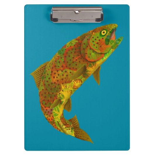 《植物》アスペンリーフレインボートラウト6 クリップボード (正面)