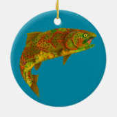 《植物》アスペンリーフレインボートラウト6 セラミックオーナメント (裏面)