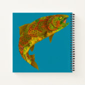 《植物》アスペンリーフレインボートラウト6 ノートブック (裏面)