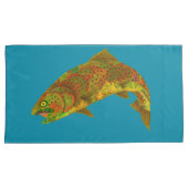 《植物》アスペンリーフレインボートラウト6 枕カバー (正面右)