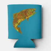 《植物》アスペンリーフレインボートラウト6 缶クーラー (裏面)