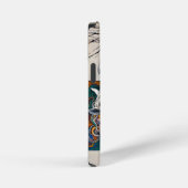 《植物》アスペン付きエリiPhone 12ミニタフケース iPhoneケース (右側面)