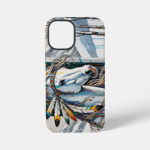 《植物》アスペン付きエリiPhone 12ミニタフケース