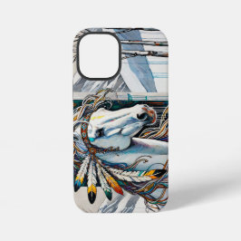 《植物》アスペン付きエリiPhone 12ミニタフケース iPhone 12 Miniケース