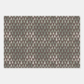 《植物》アスペン冬用プレイドラッピング紙シート ラッピングペーパーシート (正面2)