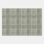 《植物》アスペン冬用プレイドラッピング紙シート ラッピングペーパーシート (正面)