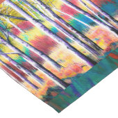 《植物》アスペン抽象芸術タベルナー ショートテーブルランナー (コーナー)