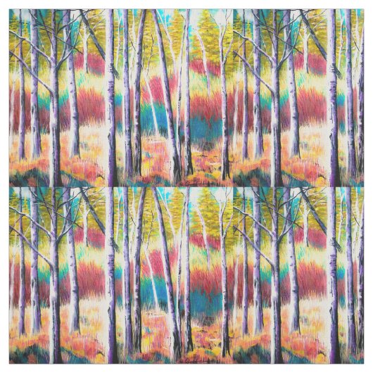 《植物》アスペン抽象芸術ドリームファブリック ファブリック (見本)