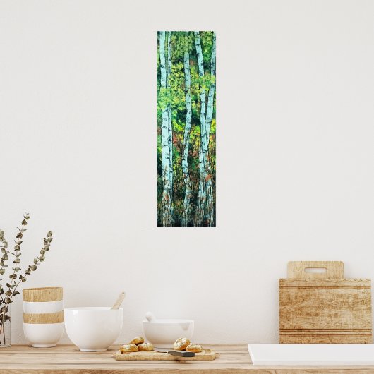 《植物》アスペン時間 ポスター (キッチン)