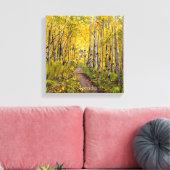 《植物》アスペン木 キャンバスプリント (インサイチュ (リビング))