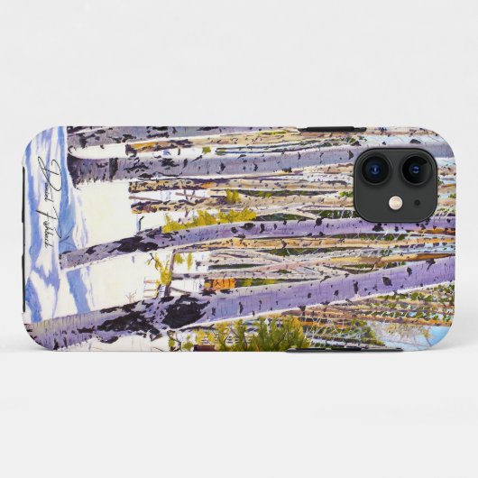 《植物》アスペン林 Case-Mate iPhoneケース (裏面(横))