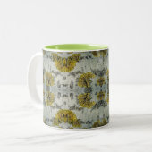 《植物》アスペン樹皮の質感 ツートーンマグカップ (正面左)