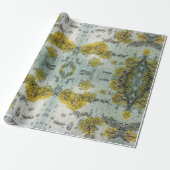 《植物》アスペン樹皮の質感 ラッピングペーパー (アンロールド)